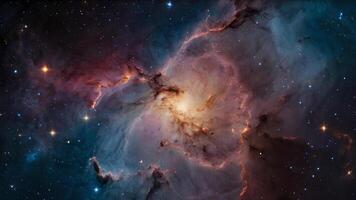 Cosmic Nebula and Galaxies in Space Abstract Background photo