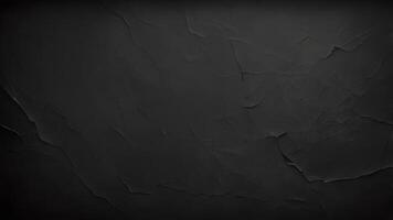 Black Paper Texture with Wrinkles and Cracks photo