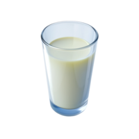 Glass, isolated on a transparent background, 3D Rendering, isometric png