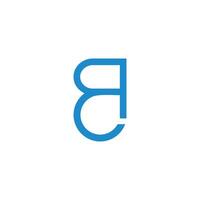 letter qc linked geometric loop logo vector