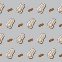 Seamless continuous illustration of oysters with zinc background vector