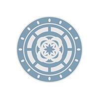 Beautiful geometric lace tile graphics and icons, pattern art and cutouts and totem design elements vector