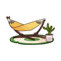 hammock for comfortable sleep vector