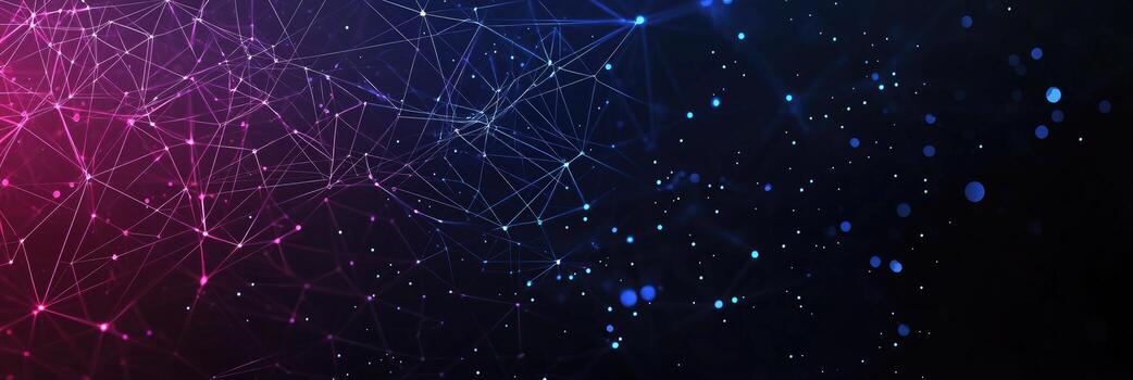 futurista digital red visualización con brillante nodos y líneas, representando datos conexiones, tecnología, y moderno comunicación foto