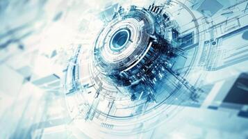 Detailed view of interlocking metallic gears in motion, showcasing the complexity and precision of mechanical engineering and machinery photo