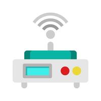 Network or wifi icons. with flat style, suitable for technology, router and device symbol logo illustration. vector