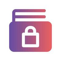 Secure payment icons. with a modern design style and gradient fill colors. Suitable for websites, UI and mobile apps. vector