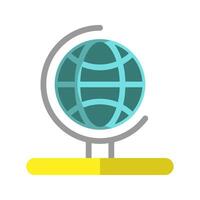 Globe icons. with modern flat style, suitable for maps, country and business symbol logo illustrations. vector