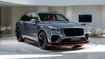 Bentley Bentayga car photography, premium SUV, luxury Bentley Bentayga, Bentley Bentayga front view, Bentley Bentayga rear view stock image photo