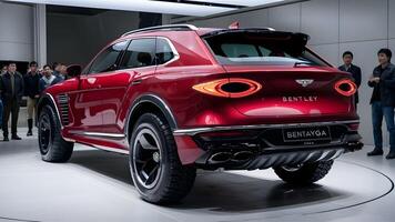 Bentley Bentayga car photography, premium SUV, luxury Bentley Bentayga, Bentley Bentayga front view, Bentley Bentayga rear view stock image photo