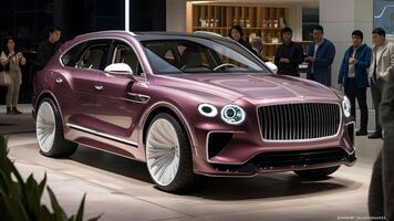 Bentley Bentayga car photography, premium SUV, luxury Bentley Bentayga, Bentley Bentayga front view, Bentley Bentayga rear view stock image photo