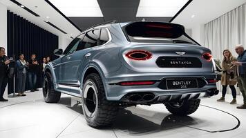 Bentley Bentayga car photography, premium SUV, luxury Bentley Bentayga, Bentley Bentayga front view, Bentley Bentayga rear view stock image photo