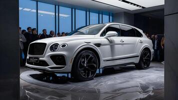 Bentley Bentayga car photography, premium SUV, luxury Bentley Bentayga, Bentley Bentayga front view, Bentley Bentayga rear view stock image photo