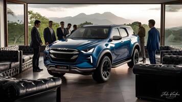 Isuzu MUX SUV, Off-road Adventure Vehicle, Modern Isuzu MUX, Family SUV, Luxury Car Exterior photo