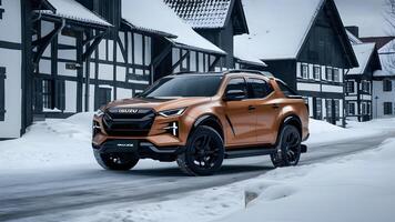 Isuzu MUX SUV, Off-road Adventure Vehicle, Modern Isuzu MUX, Family SUV, Luxury Car Exterior photo