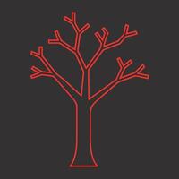 Modern Charming Tree Illustration vector