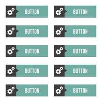 User Interface buttons design set element vector