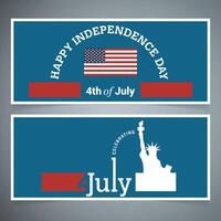 USA Indpendence day design element vector