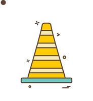 vlc road blocker element vector