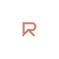 design combination of Creative Letter R logo and house icon suitable for housing, residence and property logos. Property Logo Design vector