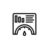 Indicator creative icon or logo design isolated sign symbol illustration. High quality black line style suitable for designers, web developers, displays and websites vector