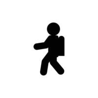 student icon or logo design isolated sign symbol illustration - high quality line style icon suitable for designers, web developers, displays and websites vector