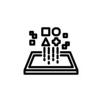 App creative icon or logo design isolated sign symbol illustration. High quality black line style suitable for designers, web developers, displays and websites vector