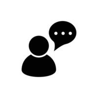 debate icon or logo design isolated sign symbol illustration - high quality line style icon suitable for designers, web developers, displays and websites vector