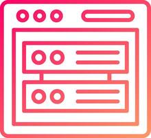 Database Icon Design vector