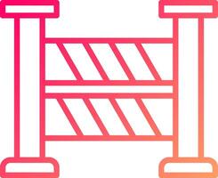 Road Block Icon Design vector