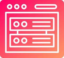 Database Icon Design vector