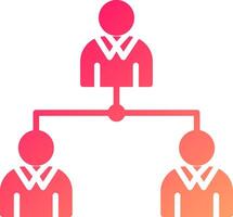 Hierarchy Icon Design vector