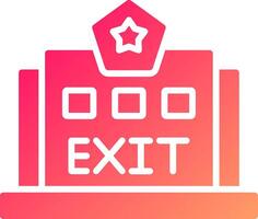 Exit Icon Design vector