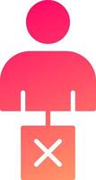 Unemployed Icon Design vector