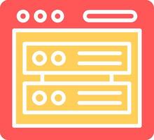 Database Icon Design vector
