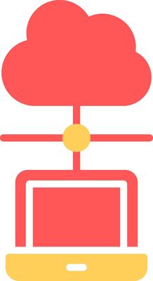 Cloud Network Icon Design