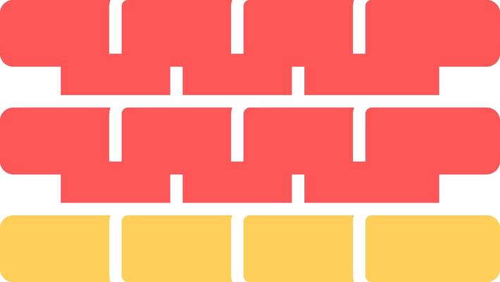 Brick Wall Icon Design