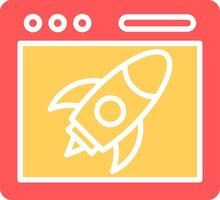 Launch Icon Design vector