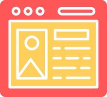 Content Icon Design vector