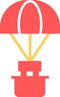 Parachute Icon Design vector
