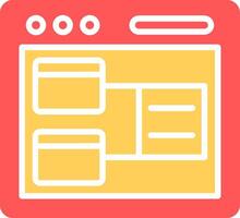 Web Development Icon Design vector