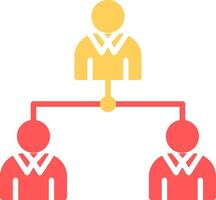 Hierarchy Icon Design vector