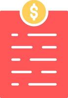 Invoice Icon Design vector