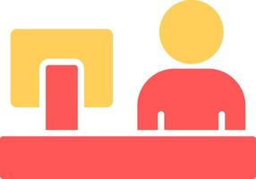 Work From Home Icon Design vector