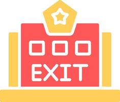 Exit Icon Design vector