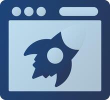 Launch Icon Design vector