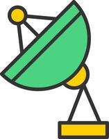 Satellite Dish Icon Design vector