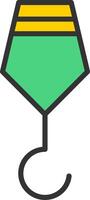 Hook Icon Design vector