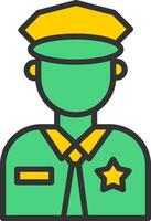 Officer Icon Design vector