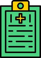 Medical History Icon Design vector